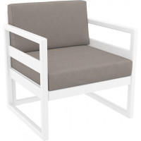 Крісло для відпочинку Mykonos Armchair White